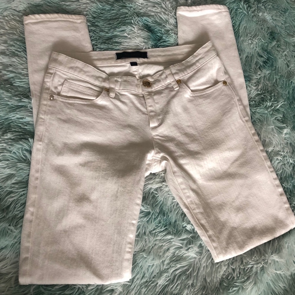 Juicy Couture skinny jeans with gold details